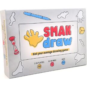 SMAKdraw™ - Award Winning Drawing Game - 3-10 Player Party Game - Elevate The Fun for Adults, Teens, Kids