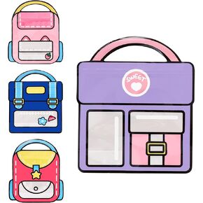 30 PCS Bulk Gift Bags for Kids with Handle,Children Large Goodie Bags with Stand-up Bottom, Grip Seal Party Favor Bag, Students Back to School Treat Bag, Cute Snack Candy Bags for Birthday, Classroom