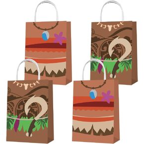 Minamihong Party Favor Bags 16PCS for Ocean Girl Gift Bags Goodie Bags Ocean Girl Treat Candy Bags for Ocean Girl Themed Birthday Party Supplies Decorations