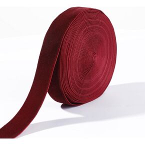 Velvet Ribbon for Gift Wrapping Flower Bouquet Crafts Hair Fabric Ribbon Bows (Light Purple, 5/8" 10yards)