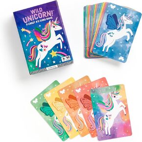 Mudpuppy Wild Unicorn! – A Magical Unicorn Version of Classic Kids Crazy 8’s Memory Game with Color Matching and Pattern Recognition for Children Ages 4 and Up, 2-4 Players