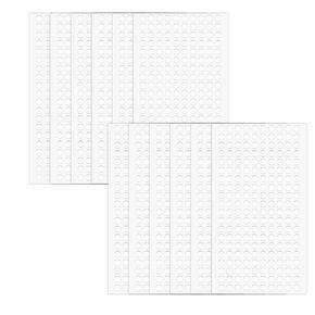 12 Sheets Foam Dots Double Sided Adhesive, Round Sticky Dots Dual-Adhesive 3D Pop Foam Tape for DIY Handmade Craft Office Scrapbook Supplies