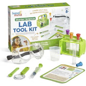 hand2mind Starter Science Lab Tool Set, Science Lab for Kids, Science Supplies, Kids Science Experiments, Science Kits for Kids, Chemistry Set, Educational Science Kits, Science for Kids (12 Tools)