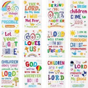 Yeaqee 24 Pcs 8.3'' Large Bible Verse Notebooks Christian Inspirational Notepad Bulk Jesus Scripture Religious Prayer Journals for Church Easter Xmas Office Home Sunday School Supplies(Motivational)