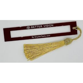Better Vision Bookmark Reading Guide - Dyslexia, ADHD, Visual Reading Stress, Red