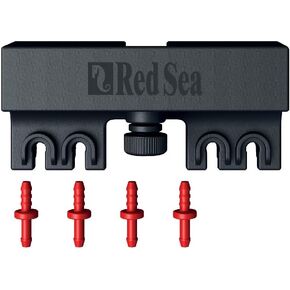 Red Sea ReefDose 4 Tube Aquarium Dosing Pump Tubing Holder with Tips | Saltwater Reef Marine Freshwater Air Pump Line Holders Clips Clamps Fish Tank