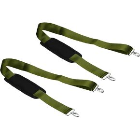 PATIKIL Shoulder Strap, Webbing Adjustable Replacement Strap with Detachable Anti-Slip Padded Clip for Laptop Case Bag