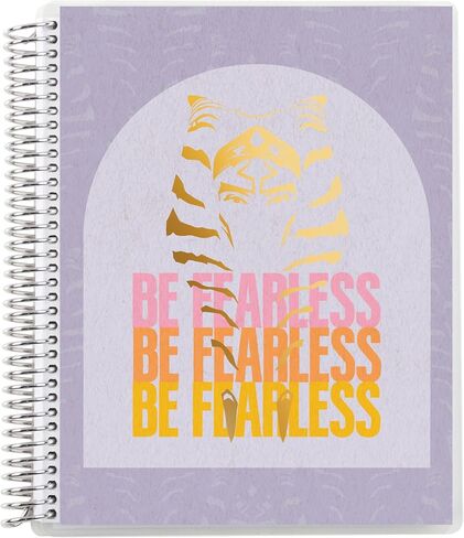 Erin Condren 7x9 Star Wars Metallic Ahsoka Be Fearless Spiral Notebook | Productivity & College Ruled Lines Layout And Checklist For List-Making | 160 Pages, 80 Lb. Premium Paper in Saudi Arabia