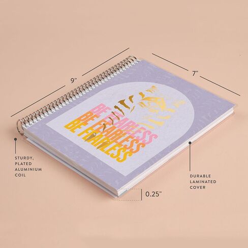 Erin Condren 7x9 Star Wars Metallic Ahsoka Be Fearless Spiral Notebook | Productivity & College Ruled Lines Layout And Checklist For List-Making | 160 Pages, 80 Lb. Premium Paper in Saudi Arabia