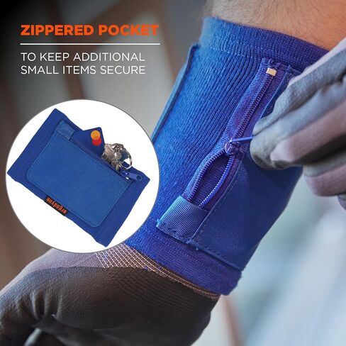 Ergodyne Squids 3388 Wrist Id Badge Holder, Small Storage Pocket in Kuwait