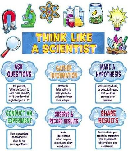 Teacher Created Resources Scientific Mini Bulletin Board Set, Small, Multi Color in Saudi Arabia