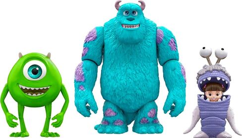 Mattel Disney and Pixar Monsters, Inc Storyteller 3 Action Figure Pack, Sulley Mike & Boo Characters in Get Boo Home Pack, Authentic Toys at 3 Inch Scale in Saudi Arabia