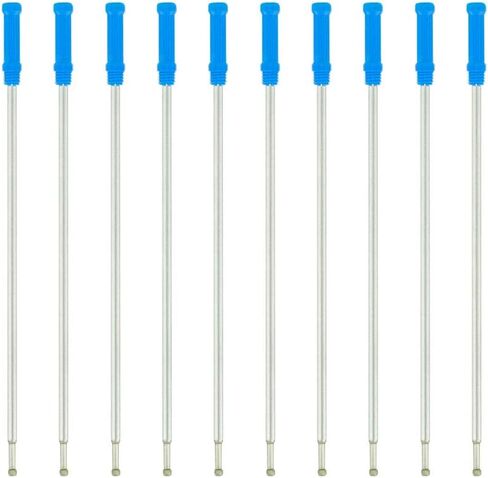 4.5'' Compatible Ballpoint Pen Refills 10 Pack, 1.0mm middle point nib delicate, smooth writing interchangeable ink filling (blue) in Saudi Arabia