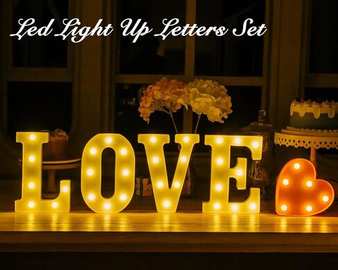 رسائل مضيئة من Marry Me، علامة Led Marry Me للزينة المقترحة، 7 قطع من الحروف المضيئة لعلامة زفاف رومانسية in Kuwait