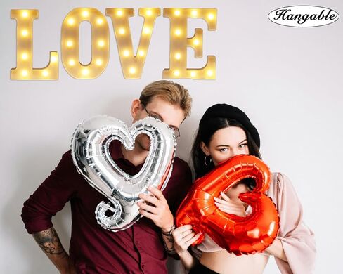 رسائل مضيئة من Marry Me، علامة Led Marry Me للزينة المقترحة، 7 قطع من الحروف المضيئة لعلامة زفاف رومانسية in Kuwait