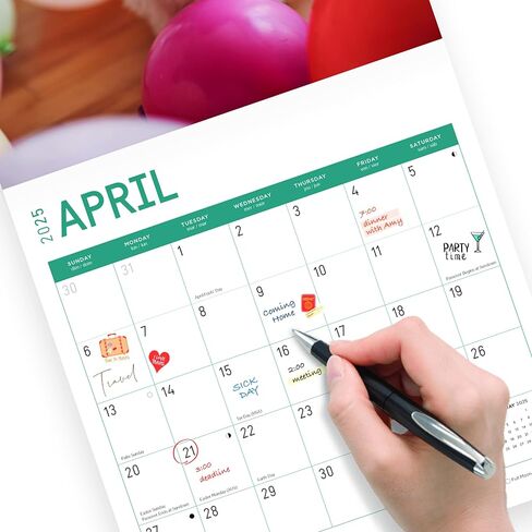 2025 Maltese Monthly Wall Calendar by Bright Day, 12 x 12 Inch Cute Dog Breed Gift in Saudi Arabia