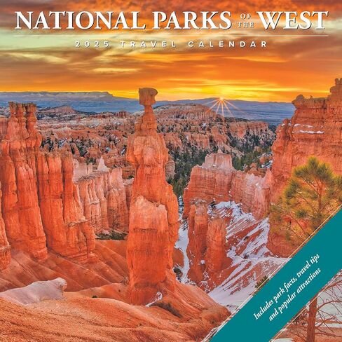 تقويم جداري من Willow Creek Press للمتنزهات الوطنية في الغرب شهريًا لعام 2025 (12 بوصة × 12 بوصة) in Saudi Arabia