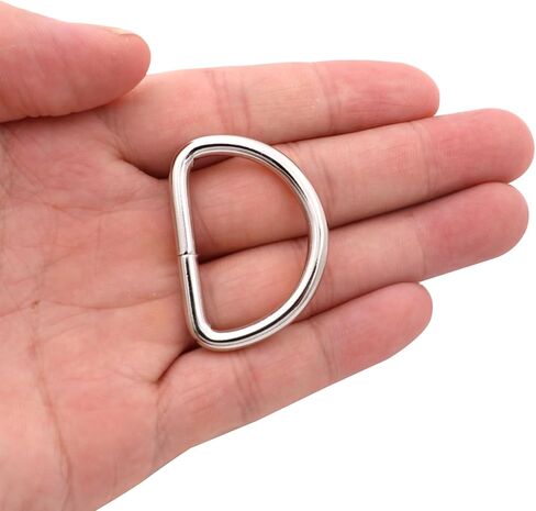 Wuuycoky 1.25" Inner Diameter D Rings Buckles D-ring Non-welded For Webbing Strapping Color Optional in Saudi Arabia