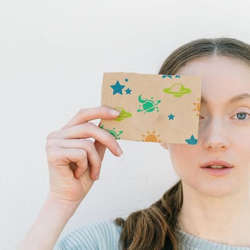 قطعتان من استنسل معدني لتدوين يوميات القمر والنجمة استنسل معدني لحرق الخشب واستنسل نقش الطقس على شكل كوكب استنسل طلاء قابل لإعادة الاستخدام للقماش استنسل معدني فني للرسم مقاس 7 × 4 بوصة in Kuwait