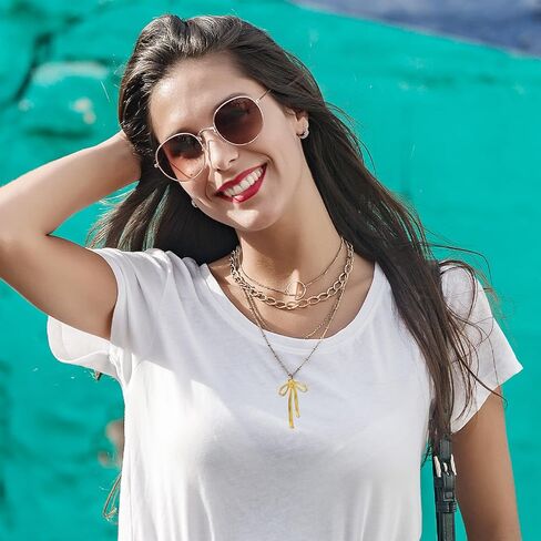 20 Pcs Gold Plated Bowknot Charms, Gold Bowknot Pendants Bow Dangle Earrings Charms Cute Dangle Charms for Necklace Bracelet Earrings Keychain Jewelry Making DIY Crafts in Kuwait