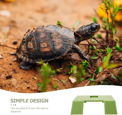Kisangel Turtle Basking Platform Turtle Terrace Tortoise Climbing Platform Plastic Bask Resting for Aquarium Tank Habitat Equipment in Saudi Arabia