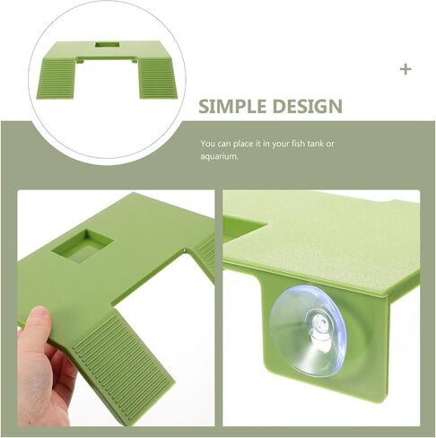 Kisangel Turtle Basking Platform Turtle Terrace Tortoise Climbing Platform Plastic Bask Resting for Aquarium Tank Habitat Equipment in Saudi Arabia