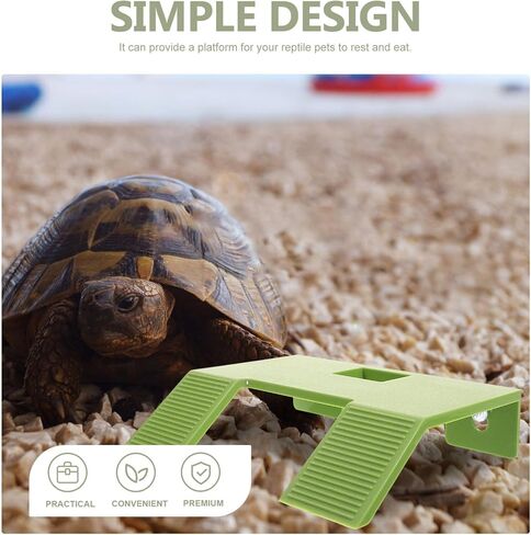 Kisangel Turtle Basking Platform Turtle Terrace Tortoise Climbing Platform Plastic Bask Resting for Aquarium Tank Habitat Equipment in Saudi Arabia