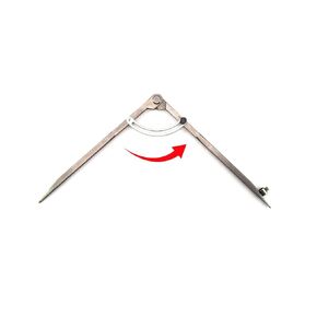 J&R Quality Tools 23877 Pencil Length Divider with Wing, 12-Inch - Life Time Warranty (Оne Расk)