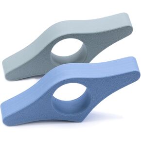 Set of 2 Thumb Book Page Holders | Book Accessories for Book Clubs | Gift for Book Lovers | Thumb Bookmarks | Sustainable Bioplastic – Made in The USA (Lilac & Lavender is That Smut)