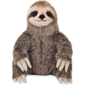 Bearington Simon Plush Three Toed Sloth Stuffed Animal, 10 inches