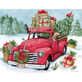 LANG Christmas Truck Boxed Christmas Cards (1004897)
