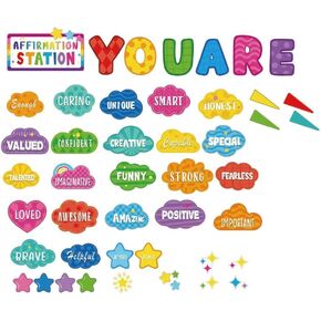 Colorful Stickers Bulletin Board Self Stick Accents Adhesive Decorations for Teacher Blackboard Chalkboard Wall Decor