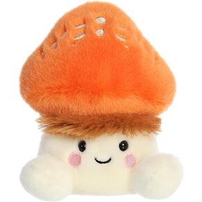 Aurora® Adorable Palm Pals™ Fabian Fluffy Mushroom™ Stuffed Animal - Pocket-Sized Play - Collectable Fun - Orange 5 Inches
