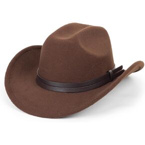 Women Western Rhinestone Cowboy Hat - Classic Bling Diamond Band Decoration Rodeo Fedora Hat