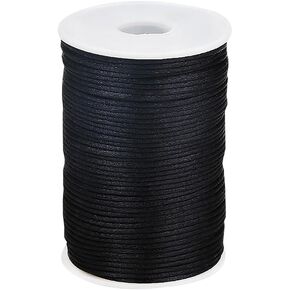 100m 1.5mm Nylon Beading Thread Spool Friendship Bracelet String Bracelet Making Cord Jewelry Making Cording Satin Necklace Cord