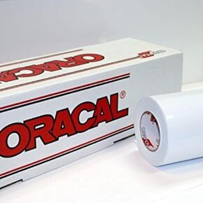 24" x 10 Ft Roll of Oracal 651 White Vinyl for Craft Cutters and Vinyl Sign Cutters