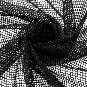 Cupount Black Mesh Fabric - 39 x 59 Inch Soft Mesh Netting Slightly Stretchy for Sewing Projects, Shopping Bag, Backpack Pocket and Straps and Netting Clothes