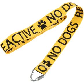 JXGZSO No Dogs Reactive/I Like People Dog Lead Reactive Dog Leash Wrap Rescue Dog Lead (No Dogs Reactive DL)