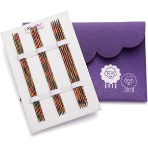 KnitPro Double-Pointed Knitting Needle Set - Symfonie (20cm) - Set of 6