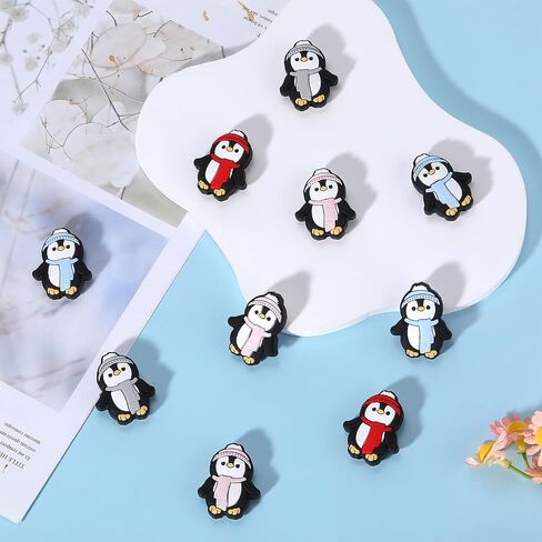 20 Piece Snowflake Silicone Beads Silicone Shaped Beads Silicone Focal Beads for Pens Bulk Beads Used for DIY to Make Various Handicrafts, Beaded Pen, Beaded Phone Straps Etc(Snowflake) in Saudi Arabia