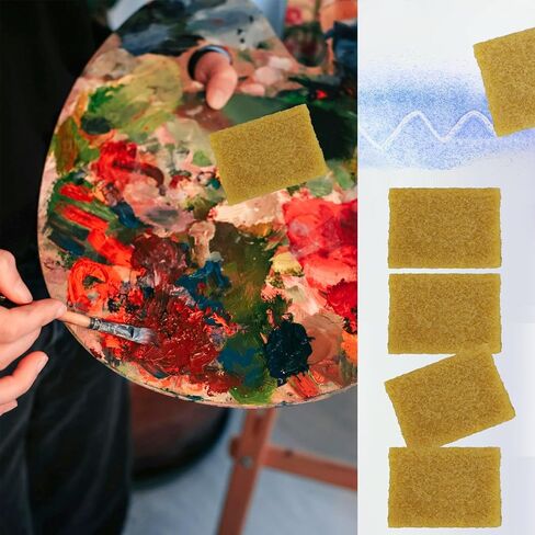 1 Pack Rubber Cement Eraser, Glue Residue Pick Up Eraser, Rubber Cleaning Block for Art Projects Removing Adhesive and Residues (1) in Kuwait