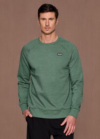 Avalanche Men's Heathered Fleece Pullover, Lightweight Cotton Blend Crewneck Sweatshirt for Men in Saudi Arabia