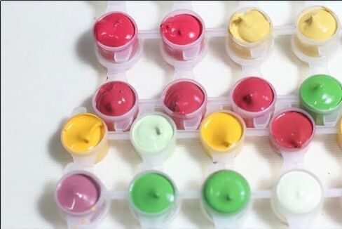 Diy oil painting, paint by number kits for kids - Mermaid 20X30cm. in Kuwait