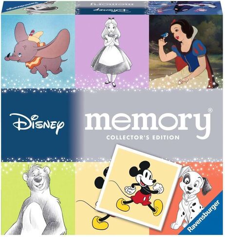 Ravensburger Disney Classics Collector's Memory - Matching Picture Snap Pairs Game for Kids Age 3 Years and Up in Saudi Arabia