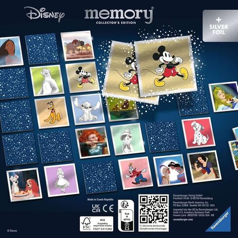 Ravensburger Disney Classics Collector's Memory - Matching Picture Snap Pairs Game for Kids Age 3 Years and Up in Saudi Arabia