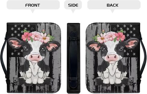 Cherry Blossom Hummingbird Printed Bible Case Covers PU Leather Bible Carrying Holder Bag with Handle and Zipper Pocket Bible Cover, XL in Saudi Arabia