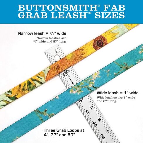 Buttonsmith Old Glory Dog Leash - Fadeproof Permanently Bonded Printing, Extra Heavy Duty Quick Clasp - Made in The USA in Saudi Arabia