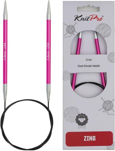 KnitPro Zing Fixed Circular Needles 40" (100cm) | US Size 7 (4.5mm) in Saudi Arabia