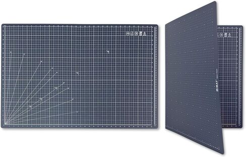 iMAT Flip Cutting Mat Note A1 (Inch Version), 24 x 36 in (60 x 90 cm), Foldable, Ideal for Crafts, Paper Cutting, Large Leather and Cloth Projects, Sketching, Drawing (Ash Grey) in Saudi Arabia