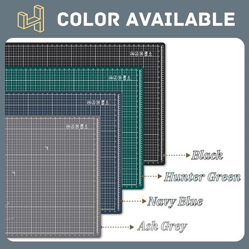 iMAT Flip Cutting Mat Note A1 (Inch Version), 24 x 36 in (60 x 90 cm), Foldable, Ideal for Crafts, Paper Cutting, Large Leather and Cloth Projects, Sketching, Drawing (Ash Grey) in Saudi Arabia